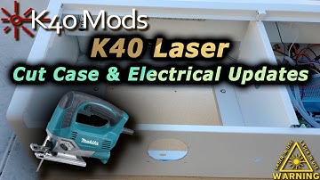 Cutting K40 Case - Electrical Updates - Cohesion3D Board Installed