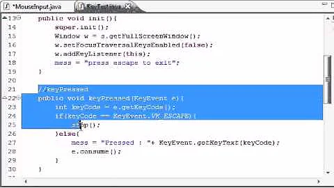 Java Game Development   32   Final Mouse Input