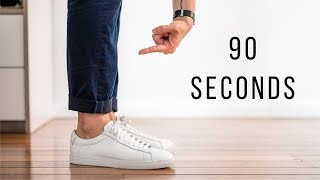 6 Ways To Wear Navy Chinos (in 90 seconds)