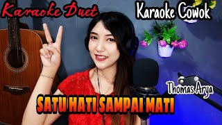 Karaoke SATU HATI SAMPAI MATI - Tanpa Vokal Cowok || Duet Bareng Aprilia Beybie