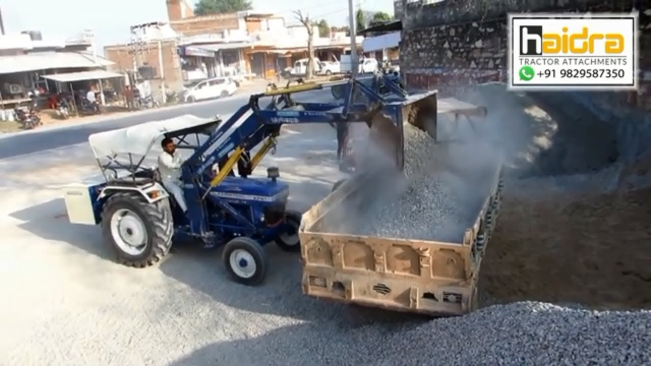 Tractor loader for Material loading or unloading - 9829587350 - YouTube