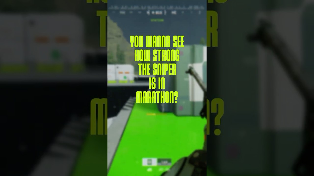 The BEST WEAPON In Marathon