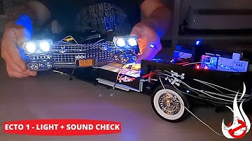 Build the Ghostbusters Ecto-1 -  Lights And Sounds Test