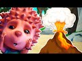 This is a Real volcanic Eruption🦔🌋👶Save who Can?🦔🌋👶Children&#39;s Games on the Beach