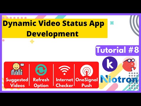 #8 Video Status App Dev: Suggested Videos | Refresh Option | OneSignal | Internet Checker | Kodular