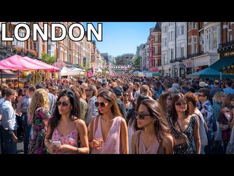 🇬🇧🔥 LONDON WALK - Central London is PACKED! Marylebone Summer Festival 2026