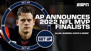 Allen, Burrow \& Mahomes among AP 2022 NFL MVP finalists | Get Up