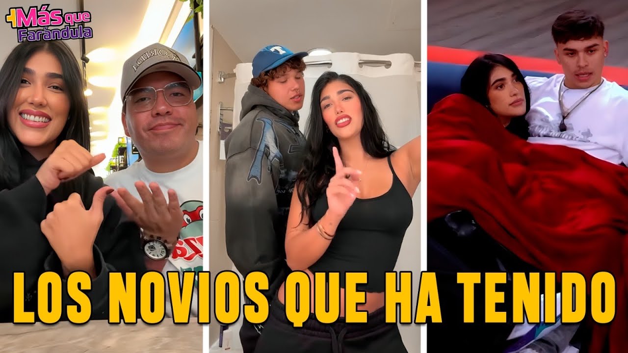 Los novios que ha tenido Dani Barranco.