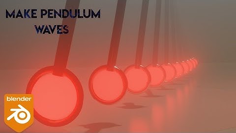 How To Make A Pendulum Waves in Blender : Blender Tutorial