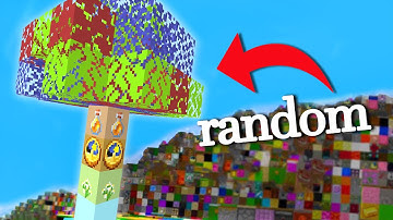 Minecraft, But All Textures Are RANDOM!