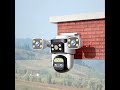 Outdoor 10K WiFi6 Camera 20MP 10X Optics Zoom Three Screen Four Le