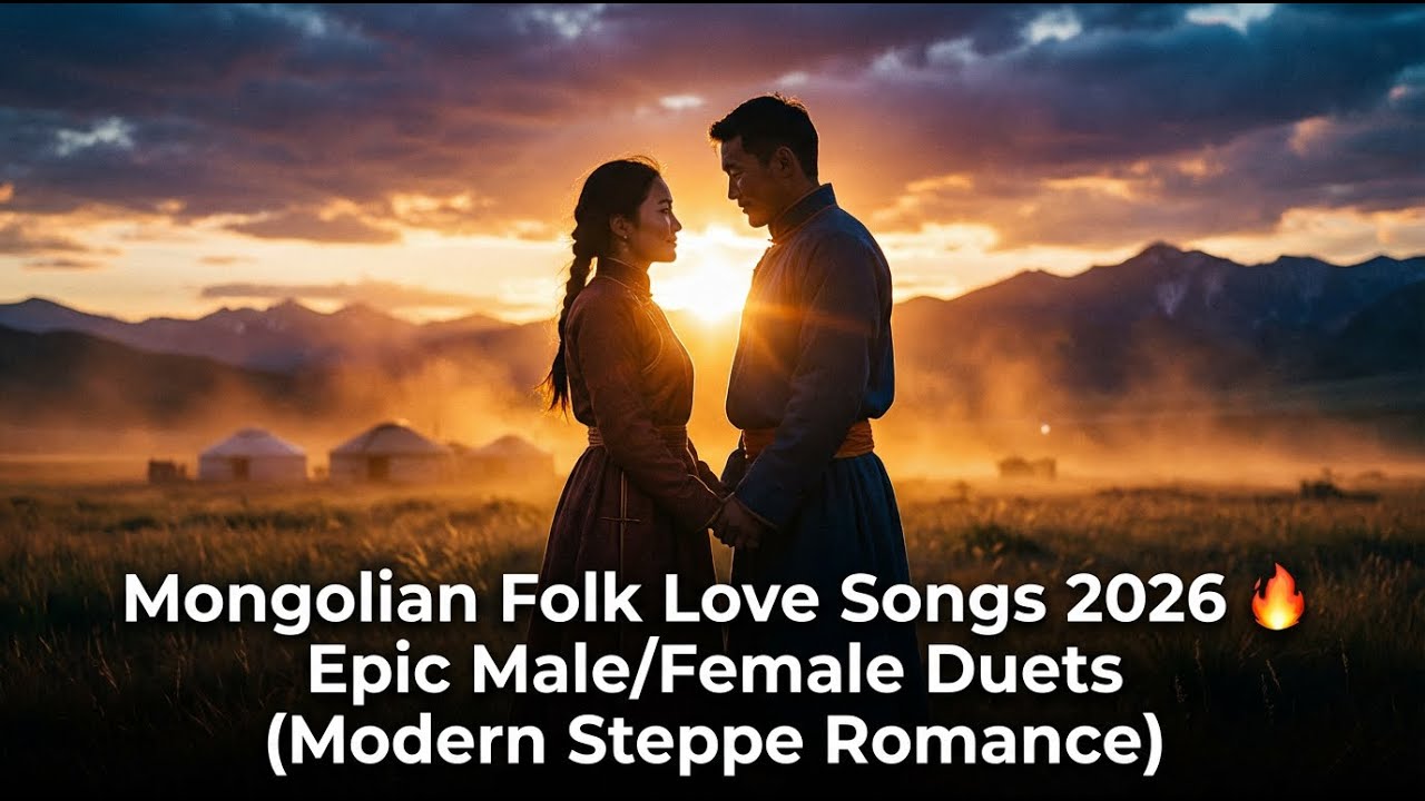 Mongolian Folk Love Songs 2026 🔥 Epic Male/Female Duets (Modern Steppe Romance)
