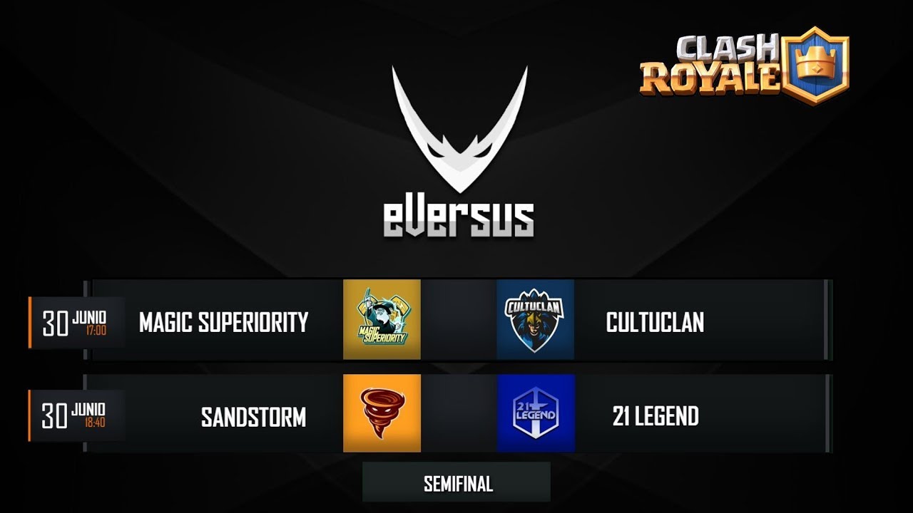 🎙️ Semifinales! | eVersus | CLASH ROYALE