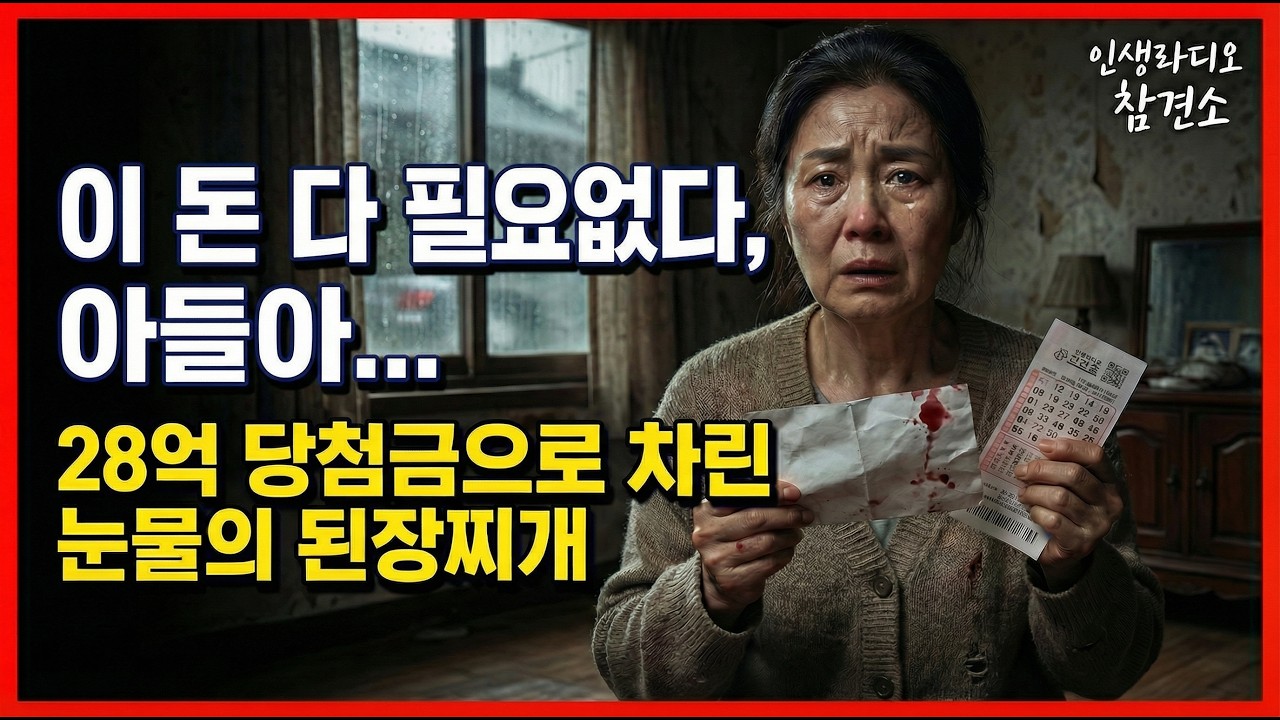 사업 망한 아들이 보낸 피 묻은 로또 1등 용지, 3년간 찢어졌던 우리 가족을 한순간에 무너뜨린 감동 실화｜인생라디오 참견소