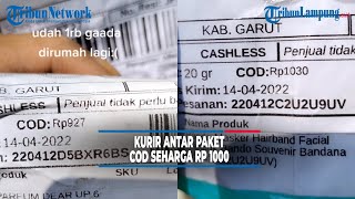 Viral Kurir Antar Paket COD Seharga Rp 1000, Pembeli Tak Ada Dirumah