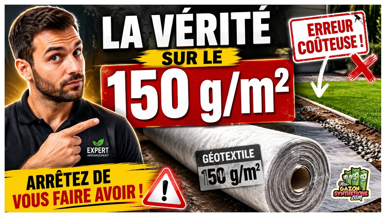 Géotextile 150 g/m² en vidéo : bien le choisir