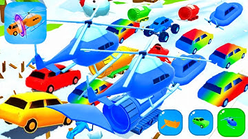 Max Levels Shape-shifting 🚁🌈🚁||All Levels Gameplay Walkthrough Android, iOS 🔥Big Update (Part-3)