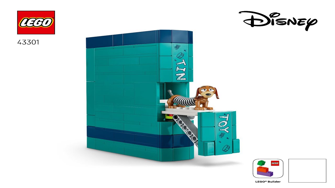 Disney - Toy Story Slinky Dog Bookends - Toy Story LEGO instructions
