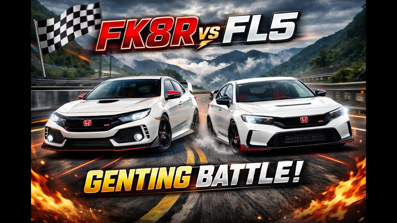Betul ke FL5 lagi laju dari FK8R? POV FK8R #GohtongJaya #GotongFxcker #Touge