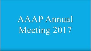 AAAP Annual Meeting 2017