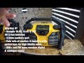 Dewalt DCR017 Radio Charger a Toolstop GUIDE - YouTube