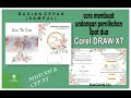 Cara membuat undangan pernikahan di Corel Draw   Undangan lipat dua