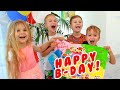 Selamat Ulang Tahun Niki! Pesta Ulang Tahun Anak Anak dengan Vlad, Diana dan Roma