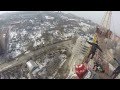 Прыгнул с башенного крана ! Ropejumping