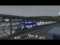 primeira viagem com o trem de passageiros no Train simulador pro USA