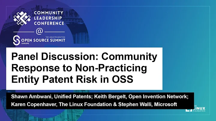 Panel Discussion: Community Response to Non-Practi...