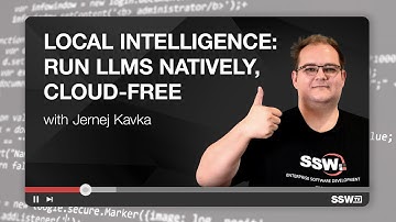 Offline AI Magic: Run LLMs Locally with LM Studio & .NET 9 | Jernej Kavka (JK) | SSW User Group