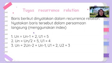 DAA - Tugas Fungsi Rekursif & Recurrence Relation