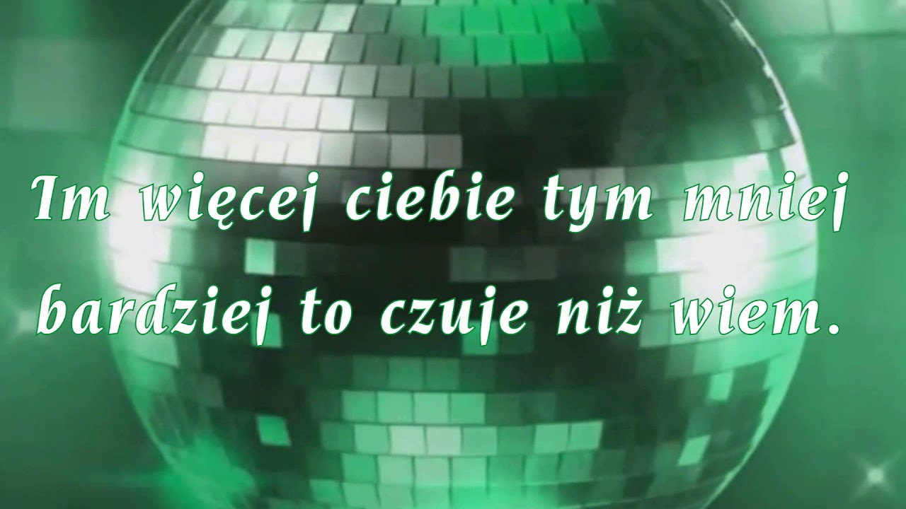 Karaoke_Im Więcej Ciebie tym Mniej - YouTube