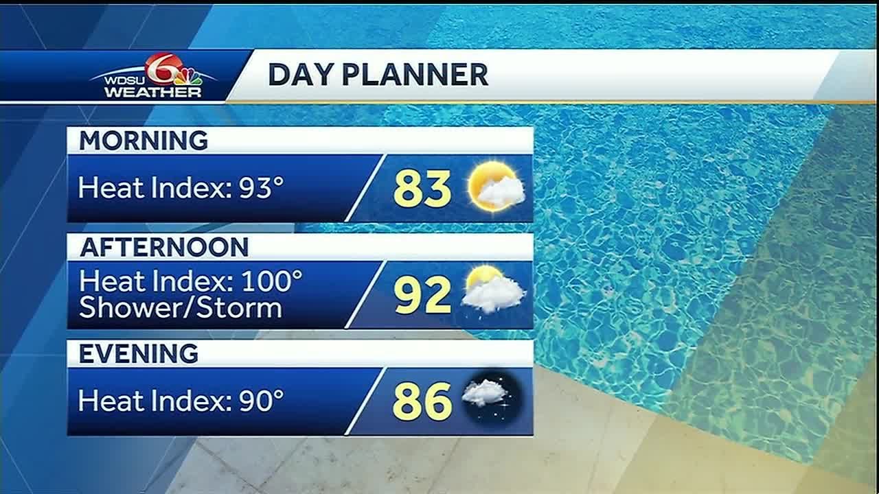 Hot and humid Saturday with some rain possible - YouTube