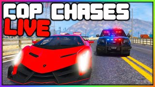 GTA 5 Roleplay LIVE - COP CHASES AND MORE | RedlineRP