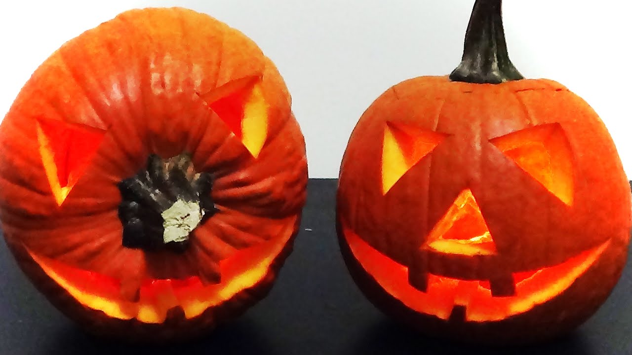 Cabeza de calabaza para Halloween, pumking head. YouTube