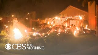 Two out-of-control fires are on the move in southern california, not
far from scene of wednesday night's mass shooting at a bar. woolsey
fire burned ...