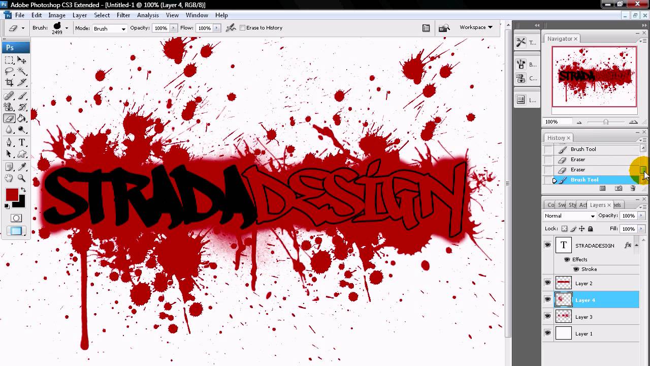 Graffiti and Splat Effect YouTube
