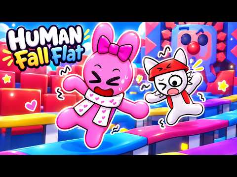 ¡EL SHOW DE TV DE SPRUNKI DE PLASTILINA! | HUMAN FALL FLAT