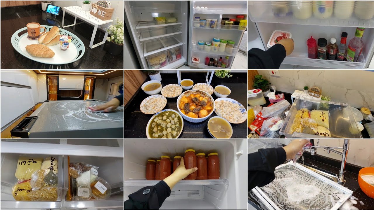 روتين تجديد وترتيب الفريزر والثلاجة استعدادا لشهرالخير 🌟الاحساس نعمة ومش هسمح لحد يكسر فرحتى🥰