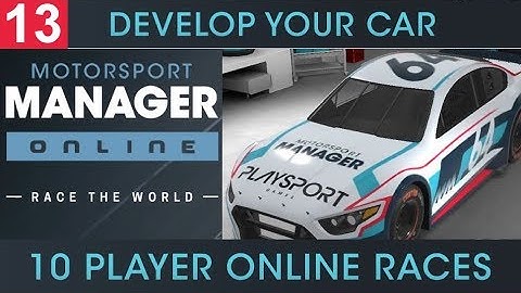 Motorsport Manager Online Gameplay - League Racing - Car Upgrades - (Android Gameplay)