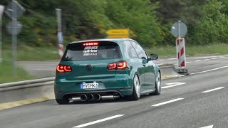 Cars Leaving Nürburgring Tankstelle - JDM, EVO,Skyline, RS3, SVJ, BMW M, Golf Burnout, VW GTI, Etc!!