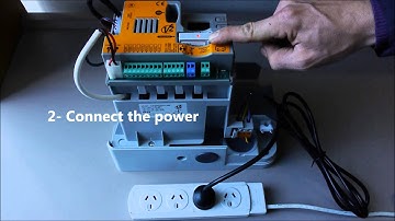 How to reset receiver on Alfariss (V2 italian sliding motor 24v DC)