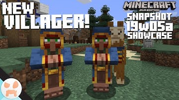 NEW VILLAGER - Wandering Trader! | 19w05a Snapshot Features & Changes - Minecraft 1.14