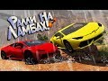 BeamNG Drive | Школьники в Ралли гонках на Ламборгини! На ЮТЕ теперь тоже ДОЖДЬ!