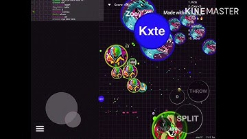 Epic Blob.io IOS Clips | Non-Edited | REVERSE CANNON SPLIT!!