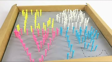 Educational Craft Toy Diy Nails String   Art Kit For Kids