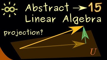 Abstract Linear Algebra 15 | Orthogonal Projection Onto Subspace [dark version]