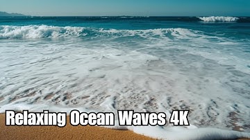 POWERFUL Waihi Beach Ocean Waves 4K - New Zealand Natural White Noise for Relaxation