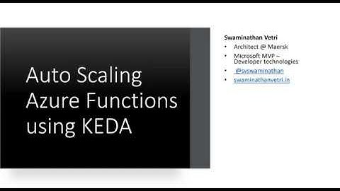 AutoScaling AzureFunctions with KEDA